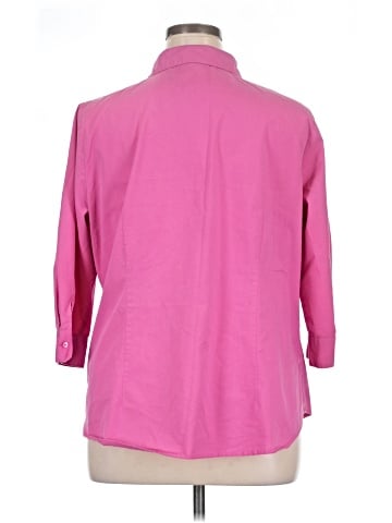 Worthington 3/4 Sleeve Button-Down Shirt (view 2)