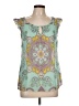 Wallis Green Sleeveless Blouse Size 10 - photo 1
