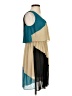 Aryn K. 100% Polyester Color Block Teal Cocktail Dress Size XS - photo 4