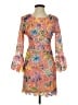 Assorted Brands Paisley Orange Cocktail Dress Size S (estimated) - photo 1