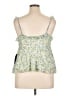 Wild Fable 100% Polyester Green Sleeveless Blouse Size XL - photo 2