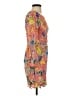 Assorted Brands Paisley Orange Cocktail Dress Size S (estimated) - photo 4