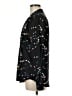 Equipment 100% Polyester Print Black Long Sleeve Blouse Size M - photo 5