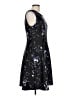 DKNY Graphic Black Cocktail Dress Size 12 - photo 4