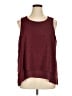 Apt. 9 100% Polyester Burgundy Sleeveless Blouse Size XL - photo 1