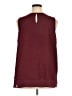 Apt. 9 100% Polyester Burgundy Sleeveless Blouse Size XL - photo 2