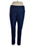 Intro Solid Blue Casual Pants Size 2X - photo 1