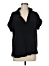 Casa Cabana 100% Rayon Black Short Sleeve Turtleneck Size M - photo 1