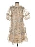 Current Air Paisley Tan Cocktail Dress Size S - photo 1