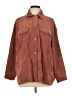 Love Tree Brown Faux Fur Jacket Size L - photo 1