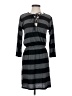 Freeloader Stripes Gray Casual Dress Size S - photo 1