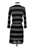 Freeloader Stripes Gray Casual Dress Size S - photo 2
