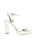 Aldo Metallic Ivory Sandals Size 9 - photo 1