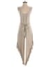 Venus Solid Tan Jumpsuit Size S - photo 1