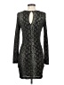Bebe Animal Print Black Cocktail Dress Size S - photo 2
