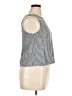 Cynthia Rowley Silver Sleeveless Blouse Size XL - photo 4