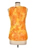 DressBarn Orange Sleeveless Blouse Size L - photo 2