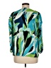 DKNY 100% Polyester Green 3/4 Sleeve Blouse Size M - photo 2