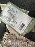 H&M Metallic Silver Short Sleeve Blouse Size XL - photo 7