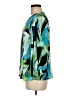 DKNY 100% Polyester Green 3/4 Sleeve Blouse Size M - photo 5