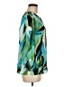 DKNY 100% Polyester Green 3/4 Sleeve Blouse Size M - photo 4