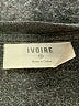 ivoire 100% Rayon Gray Cardigan Size S - photo 7