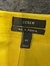 J.Crew 100% Wool Yellow Casual Skirt Size 0 - photo 4