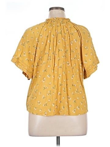 a.n.a. A New Approach Short Sleeve Blouse (view 2)