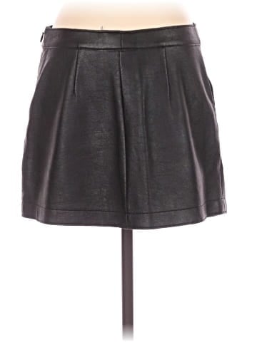 BCBGMAXAZRIA Faux Leather Skirt (view 2)