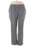 Alia Chevron-herringbone Gray Casual Pants Size 22 - photo 1