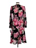 Halston Floral Black Casual Dress Size 10 - photo 2