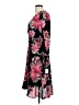 Halston Floral Black Casual Dress Size 10 - photo 5