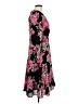 Halston Floral Black Casual Dress Size 10 - photo 4