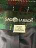 Sag Harbor Plaid Burgundy Blazer Size 10 - photo 6