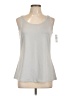 Roz & Ali Silver Sleeveless T-Shirt Size L - photo 1
