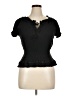 MAX Black Short Sleeve Top Size XL - photo 1