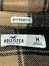 Hollister Plaid Brown Long Sleeve Button-Down Shirt Size M - photo 7