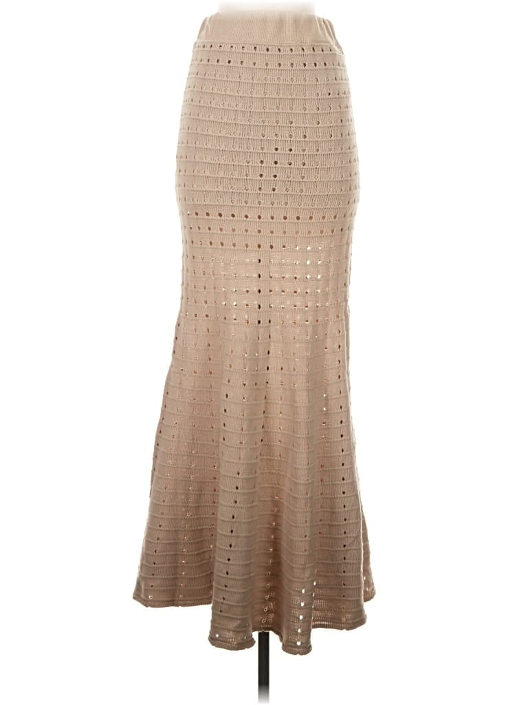 Pre-owned Mable Casual Skirt In Tan