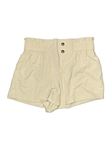 Shein Curve Khaki Shorts (view 1)