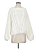Miami 100% Polyester White Pullover Sweater Size S - photo 1