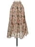 Ann Taylor Paisley Tan Orange Casual Skirt Size S (petite) - photo 1