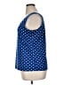 Chico's Polka Dots Blue Tank Top Size XL (3) - photo 5
