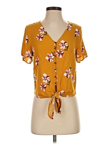Urban Romantics Short Sleeve Blouse (view 1)