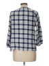 Forever 21 Blue 3/4 Sleeve Blouse Size L - photo 2