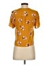 Urban Romantics 100% Rayon Yellow Short Sleeve Blouse Size S - photo 2