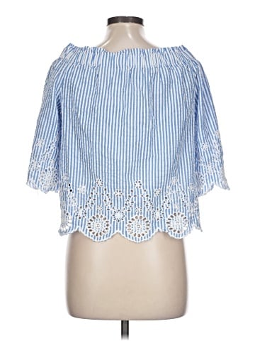 Style Envy 3/4 Sleeve Blouse (view 2)