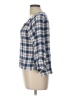 Forever 21 Blue 3/4 Sleeve Blouse Size L - photo 5