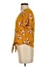 Urban Romantics 100% Rayon Yellow Short Sleeve Blouse Size S - photo 5