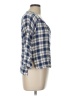 Forever 21 Blue 3/4 Sleeve Blouse Size L - photo 4