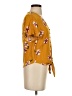 Urban Romantics 100% Rayon Yellow Short Sleeve Blouse Size S - photo 4
